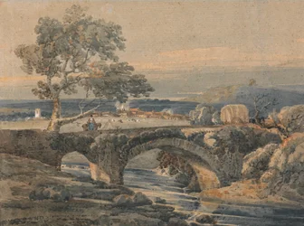 Die alte Brücke in Devon